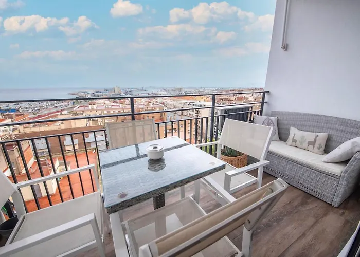 Tarraco Homes-Th139 Apartamento Centrico Con Vistas Al Mar Y Parking